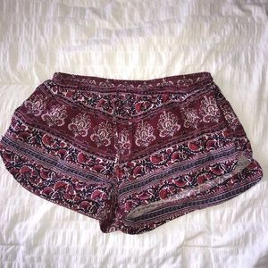 flowy detailed shorts